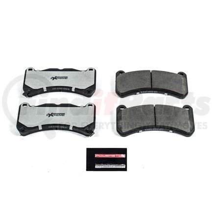 Z261365 by POWERSTOP BRAKES - Z26 STREET PERFORMANCE CARBON-FIBER CERAMIC BRAKE PADS W/ HARDWARE