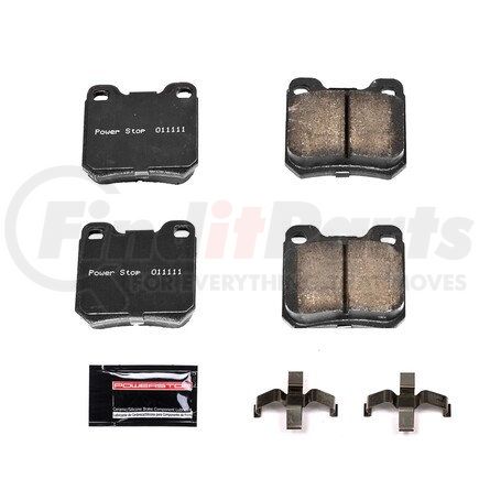 Z23709 by POWERSTOP BRAKES - Z23 EVOLUTION SPORT CARBON-FIBER BRAKE PADS W/ HARDWARE