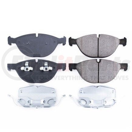 17-1381 by POWERSTOP BRAKES - Z17 EVOLUTION CERAMIC BRAKE PADS W/ HARDWARE