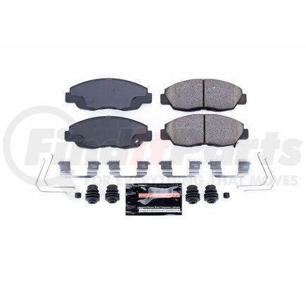 Z231578 by POWERSTOP BRAKES - Z23 EVOLUTION SPORT CARBON-FIBER BRAKE PADS W/ HARDWARE