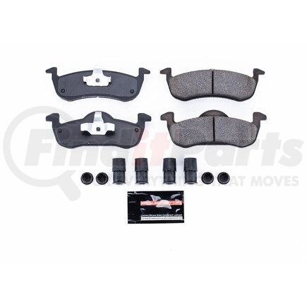 Z231279 by POWERSTOP BRAKES - Z23 EVOLUTION SPORT CARBON-FIBER BRAKE PADS W/ HARDWARE