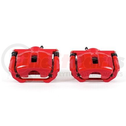 S6030 by POWERSTOP BRAKES - Red Powder Coated Calipers