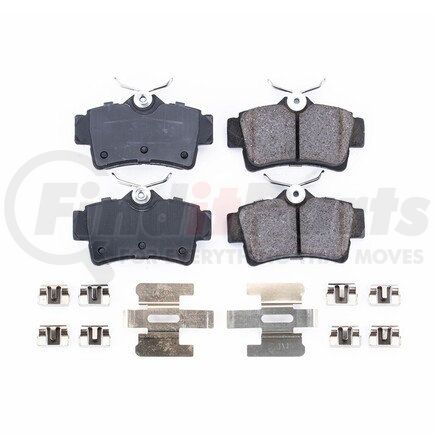 17-627 by POWERSTOP BRAKES - Z17 EVOLUTION CERAMIC BRAKE PADS W/ HARDWARE