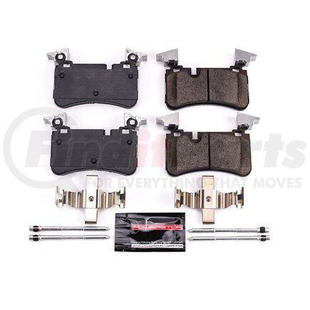 Z231373 by POWERSTOP BRAKES - Z23 EVOLUTION SPORT CARBON-FIBER BRAKE PADS W/ HARDWARE