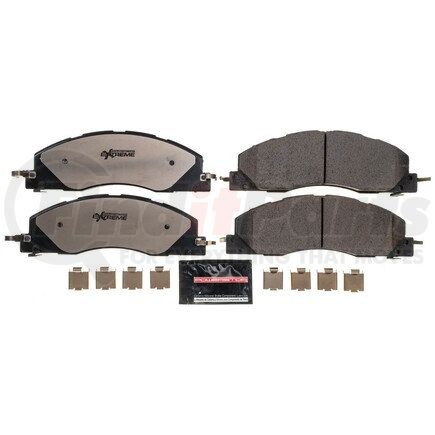 Z36-1399 by POWERSTOP BRAKES - Z36 TRUCK & TOW CARBON-FIBER CERAMIC BRAKE PADS W/ HARDWARE