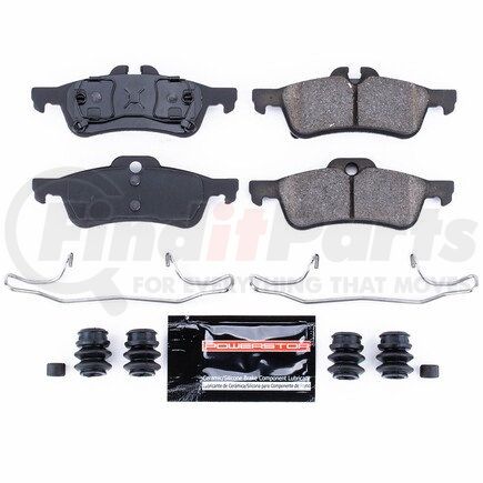 Z231060 by POWERSTOP BRAKES - Z23 EVOLUTION SPORT CARBON-FIBER BRAKE PADS W/ HARDWARE