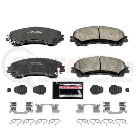 Z231736 by POWERSTOP BRAKES - Z23 EVOLUTION SPORT CARBON-FIBER BRAKE PADS W/ HARDWARE