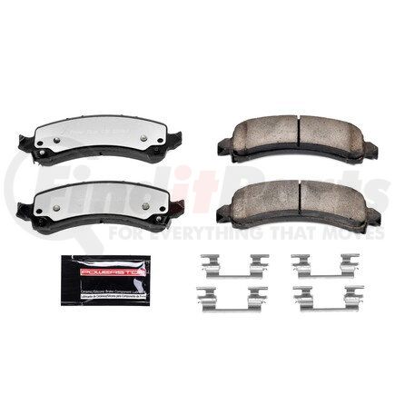 Z36974A by POWERSTOP BRAKES - Z36 TRUCK & TOW CARBON-FIBER CERAMIC BRAKE PADS W/ HARDWARE