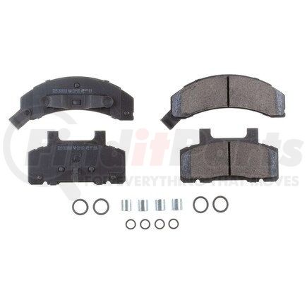 17-215 by POWERSTOP BRAKES - Z17 EVOLUTION CERAMIC BRAKE PADS W/ HARDWARE