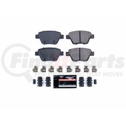 Z231456 by POWERSTOP BRAKES - Z23 EVOLUTION SPORT CARBON-FIBER BRAKE PADS W/ HARDWARE