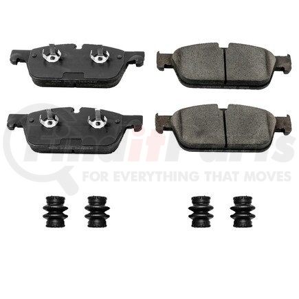 17-1636A by POWERSTOP BRAKES - Z17 EVOLUTION CERAMIC BRAKE PADS W/ HARDWARE