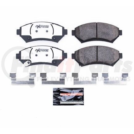 Z26699 by POWERSTOP BRAKES - Z26 STREET PERFORMANCE CARBON-FIBER CERAMIC BRAKE PADS W/ HARDWARE