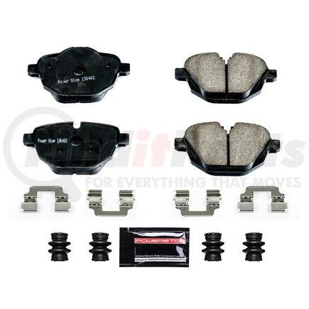 Z231473 by POWERSTOP BRAKES - Z23 EVOLUTION SPORT CARBON-FIBER BRAKE PADS W/ HARDWARE