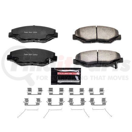 Z36914 by POWERSTOP BRAKES - Z36 TRUCK & TOW CARBON-FIBER CERAMIC BRAKE PADS W/ HARDWARE