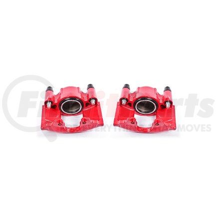 S4299 by POWERSTOP BRAKES - Red Powder Coated Calipers