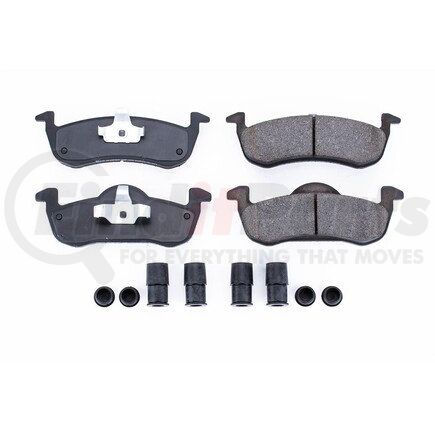 17-1279 by POWERSTOP BRAKES - Z17 EVOLUTION CERAMIC BRAKE PADS W/ HARDWARE