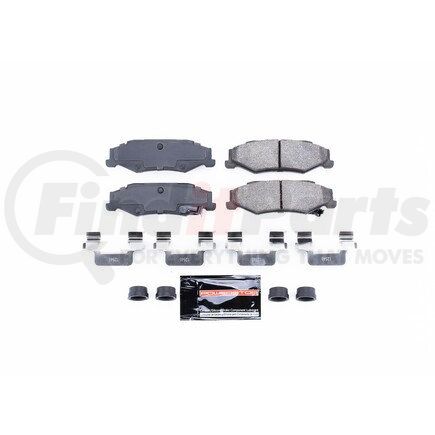 Z23732 by POWERSTOP BRAKES - Z23 EVOLUTION SPORT CARBON-FIBER BRAKE PADS W/ HARDWARE