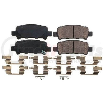 17-770 by POWERSTOP BRAKES - Z17 EVOLUTION CERAMIC BRAKE PADS W/ HARDWARE