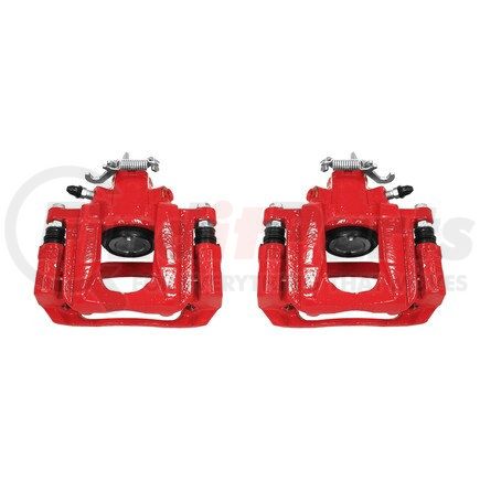 S5080 by POWERSTOP BRAKES - Red Powder Coated Calipers