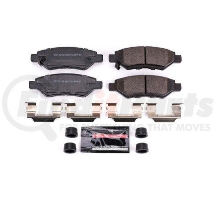 Z231337 by POWERSTOP BRAKES - Z23 EVOLUTION SPORT CARBON-FIBER BRAKE PADS W/ HARDWARE