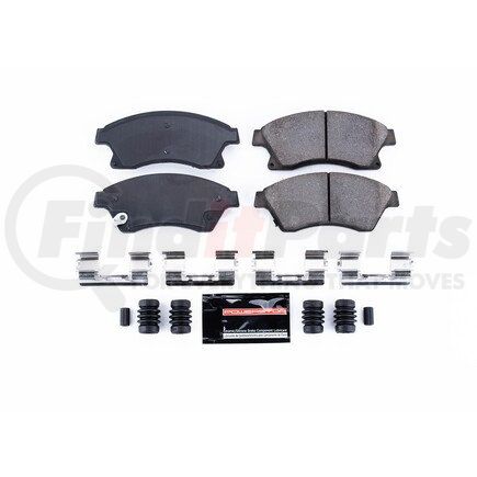 Z231522 by POWERSTOP BRAKES - Z23 EVOLUTION SPORT CARBON-FIBER BRAKE PADS W/ HARDWARE