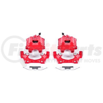 S1620 by POWERSTOP BRAKES - Red Powder Coated Calipers
