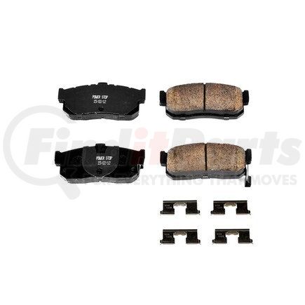 17-540 by POWERSTOP BRAKES - Z17 EVOLUTION CERAMIC BRAKE PADS W/ HARDWARE