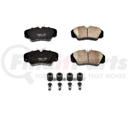 17720 by POWERSTOP BRAKES - Z17 EVOLUTION CERAMIC BRAKE PADS W/ HARDWARE