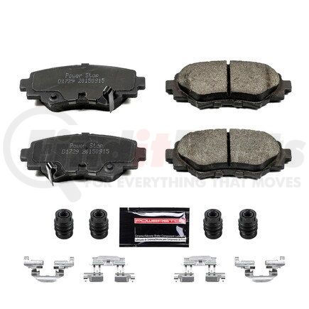 Z231729 by POWERSTOP BRAKES - Z23 EVOLUTION SPORT CARBON-FIBER BRAKE PADS W/ HARDWARE