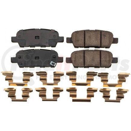 17-1288 by POWERSTOP BRAKES - Z17 EVOLUTION CERAMIC BRAKE PADS W/ HARDWARE