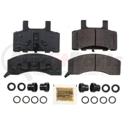 17-370 by POWERSTOP BRAKES - Z17 EVOLUTION CERAMIC BRAKE PADS W/ HARDWARE