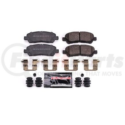 Z231325 by POWERSTOP BRAKES - Z23 EVOLUTION SPORT CARBON-FIBER BRAKE PADS W/ HARDWARE