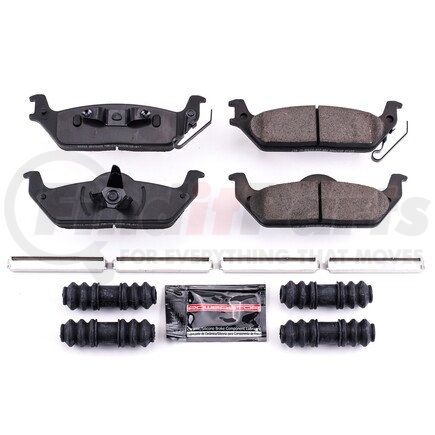 Z23-1012 by POWERSTOP BRAKES - Z23 EVOLUTION SPORT CARBON-FIBER BRAKE PADS W/ HARDWARE