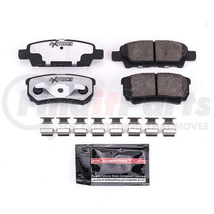 Z261037 by POWERSTOP BRAKES - Z26 STREET PERFORMANCE CARBON-FIBER CERAMIC BRAKE PADS W/ HARDWARE