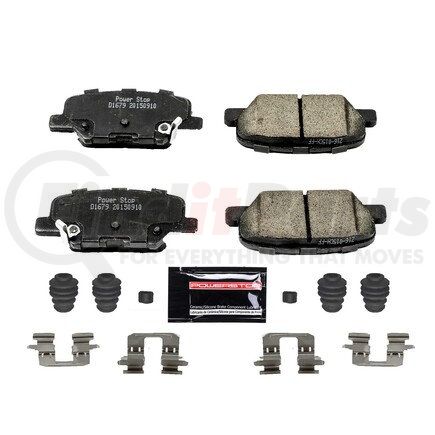 Z231679 by POWERSTOP BRAKES - Z23 EVOLUTION SPORT CARBON-FIBER BRAKE PADS W/ HARDWARE