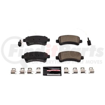 Z231840 by POWERSTOP BRAKES - Z23 EVOLUTION SPORT CARBON-FIBER BRAKE PADS W/ HARDWARE