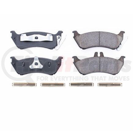 17-875 by POWERSTOP BRAKES - Z17 EVOLUTION CERAMIC BRAKE PADS W/ HARDWARE