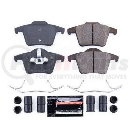 Z23980 by POWERSTOP BRAKES - Z23 EVOLUTION SPORT CARBON-FIBER BRAKE PADS W/ HARDWARE