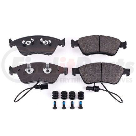 171024 by POWERSTOP BRAKES - Z17 EVOLUTION CERAMIC BRAKE PADS W/ HARDWARE