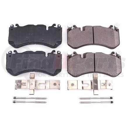 17-1291 by POWERSTOP BRAKES - Z17 EVOLUTION CERAMIC BRAKE PADS W/ HARDWARE