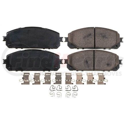 17-1709 by POWERSTOP BRAKES - Z17 EVOLUTION CERAMIC BRAKE PADS W/ HARDWARE