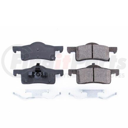 17-935 by POWERSTOP BRAKES - Z17 EVOLUTION CERAMIC BRAKE PADS W/ HARDWARE