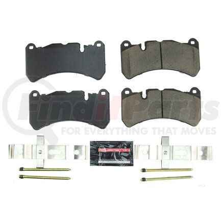 Z231116 by POWERSTOP BRAKES - Z23 EVOLUTION SPORT CARBON-FIBER BRAKE PADS W/ HARDWARE