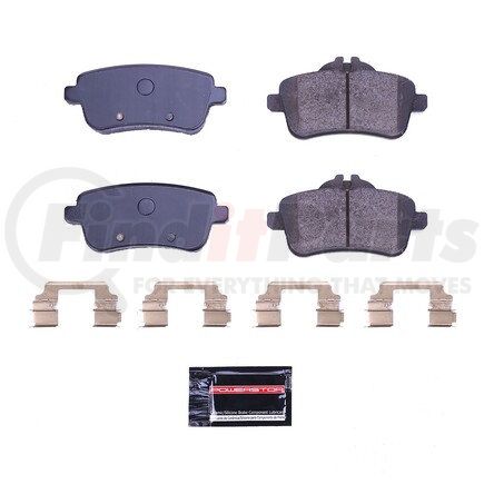 Z231630 by POWERSTOP BRAKES - Z23 EVOLUTION SPORT CARBON-FIBER BRAKE PADS W/ HARDWARE