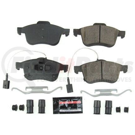 Z231721A by POWERSTOP BRAKES - Z23 EVOLUTION SPORT CARBON-FIBER BRAKE PADS W/ HARDWARE