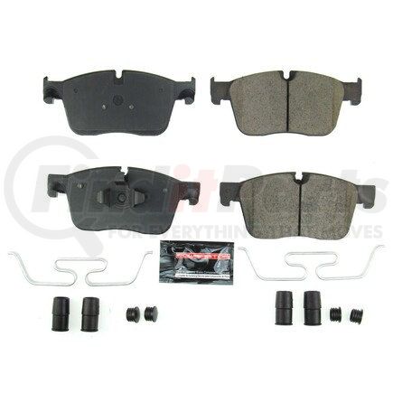 Z231861 by POWERSTOP BRAKES - Z23 EVOLUTION SPORT CARBON-FIBER BRAKE PADS W/ HARDWARE