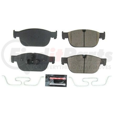 Z231865 by POWERSTOP BRAKES - Z23 EVOLUTION SPORT CARBON-FIBER BRAKE PADS W/ HARDWARE