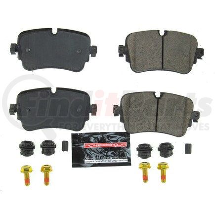 Z231895 by POWERSTOP BRAKES - Z23 EVOLUTION SPORT CARBON-FIBER BRAKE PADS W/ HARDWARE