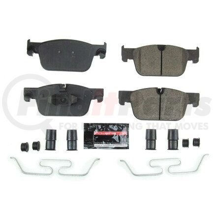 Z231924 by POWERSTOP BRAKES - Z23 EVOLUTION SPORT CARBON-FIBER BRAKE PADS W/ HARDWARE