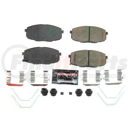 Z232035 by POWERSTOP BRAKES - Z23 EVOLUTION SPORT CARBON-FIBER BRAKE PADS W/ HARDWARE